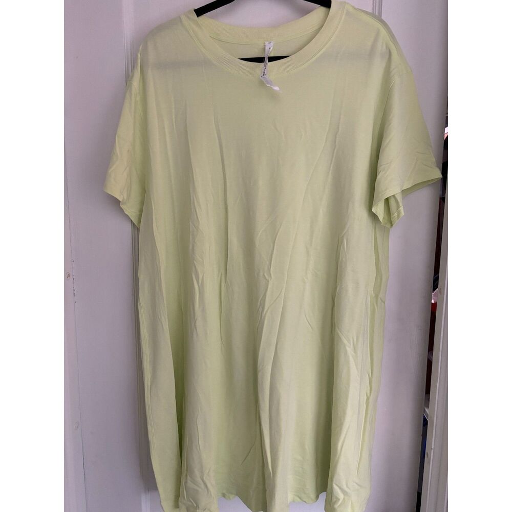 Lululemon All Yours Tee Dress Crispin Green Size 10